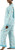 Munki Munki Women's Flannel Notch Collar Classic Pajama Set, Blue, 2X-Large