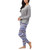 Nautica Women's 2-piece Pajama Set, Gray, 2X-Large