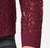 Cable & Gauge Women's Lace Long Sleeve Lightweight Blouse, Tawny Port, Large
