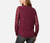Cable & Gauge Women's Lace Long Sleeve Lightweight Blouse, Tawny Port, Small