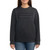 Hunter Women's 3D Embossed Logo Pullover, Black, Small