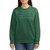 Hunter Women's 3D Embossed Logo Pullover, Green, Small