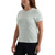 Teddi Rose Women's Striped Short Sleeve Top, Geen, X-Small