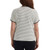 Teddi Rose Women's Striped Short Sleeve Top, Whiite, Small