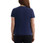 Teddi Rose Women's Short Sleeve Top, Navy, Small