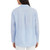 BlankNYC Women's Linen Blend Button Up Shirt, Blue, Large