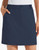 Tilley Women's Trek Skort, Elastic Side Waistband, Navy, Small