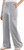 Kirkland Signature Women's Wicking Lightweight Pintuck Pant, Gray, XX-Large