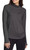 Eddie Bauer Women's Active Funnel Neck Long Sleeve Top, Charcoal, Small