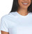Spyder Active Women's UPF 50+ Ribbed Short Sleeve Tee Shirt, White, 2X-Large