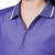 Mondetta Women's Active 1/4-Zip Short Sleeve Mesh Polo Shirt, Blue, Medium
