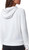 Mondetta Women's Moisture Wicking Lightweight Full Zip Hoodie Jacket, White, 2X-Large