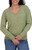 Lucky Brand Women's Soft Long Sleeve V-Neck Sweater, Olive Night, Large