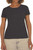 DKNY Women's Short Sleeve Crew Neck T- Shirt, Navy, 2X-Large