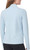 Mondetta Active Women's Long Sleeve Active Ribbed 1/2 Zip Top with Thumb Holes, Blue, X-Large