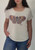 Lucky Brand Women's Butterfly Graphic T-Shirt, Marshmallow, Large