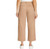 Ella Moss Women's Wide Leg Crop Pant, High Rise, Brown, 6