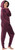 Felina Women's 2 Piece Velour Track Suit Lounge Set, Fig, X-Small