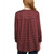 Wrangler Women's Babydoll Plaid 3/4 Sleeves Blouse, Brown, Small