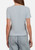 Kersh Women's Textured Tee, Regular Fit, Light Blue, Large