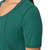 Mondetta Women's Ribbed V-Neck Short Sleeve Top, Green, Medium