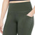 GapFit Women's Flare Legging, High Waisted Sweat Wicking, Green, Large