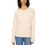 Legendary Outfitters Women's Sweater Soft Cozy Crewneck, Cream Oatmeal, Large