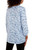 Mario Serrani Women's Lightweight V-Neck Tunic Top, Blue, Medium