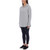 Chaser Women's Waffle Thermal Hoodie, Heather Gray, Large