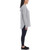 Chaser Women's Waffle Thermal Hoodie, Heather Gray, Large