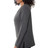 Mario Serrani Women's Pullover Sweater Shirt Long Sleeve, Gray, Small