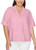 Buffalo David Bitton Women's Button Front Shirt, Fidji Pink, Large