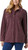 32 Degrees Heat Women's Relaxed Fit Long Sleeve Button-Up Shirt, Eggplant, X-Large