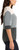 Matty M Women's Colorblock Sweater, Drop Shoulder, Teal, 2X-Large