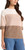 Matty M Women's Colorblock Sweater, Drop Shoulder, Taupe, Medium