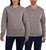 Kirkland Signature Signature Unisex Crewneck Sweatshirt, Gray, Small/Medium