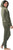 Felina Women's 2 Piece Velour Track Suit Lounge Set, Deep Olive, X-Small