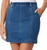 Briggs Women's Stretch 4 Pocket Denim Skort. Blue, Large