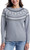 Weatherproof Vintage Women's Long Sleeve Fairisle Sweater, Blue, Large