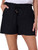 Hang Ten Women's Linen Blend Summer Shorts, Lightweight Casual, Black, Small