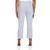 Mario Serrani Women's Comfort Stretch Capri Pants, Navy, Medium