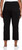Mario Serrani Comfort Stretch Ladies' Pull-On Capri, Black, X-Small