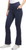 Jockey Women's High Waisted Yoga Pants, Boot Cut Flare Leg, Neo Navy, X-Small