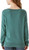 Lucky Brand Women's V-Neck Sweater, Long Sleeves, Sea Pine, Small