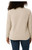 32 Degrees Heat Women's Mock Neck Fleece 1/4 Zip Pullover Sweater, Tan, X-Large