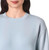 Mondetta Women's Cozy Fleece Active Crewneck Pullover Sweatshirt, Blue, 2X-Large