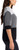 Matty M Women's Colorblock Sweater, Drop Shoulder, Black, X-Large