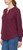 Buffalo David Bitton Women's Long Sleeve Cozy V-Neck Top, Burgundy Mix, X-Large