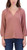 Lucky Brand Women's Notch V-Neck Sandwash Top, Rose Brown, Small