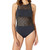 Bleu Rod Beattie Get in Line High Neck Tank Mio w/Removable Cups, Black, 14